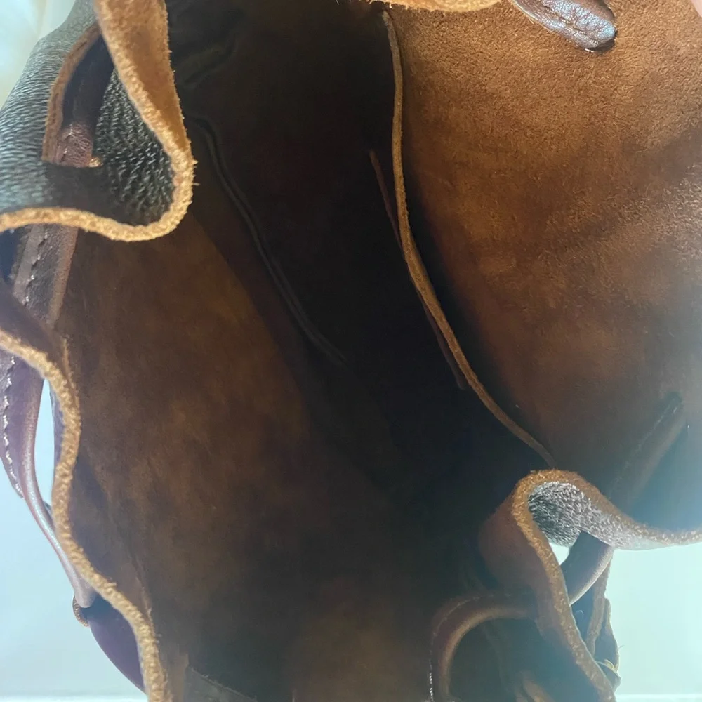 Portland Leather Rich Brown Shoulder Bag - Picture 2 of 5